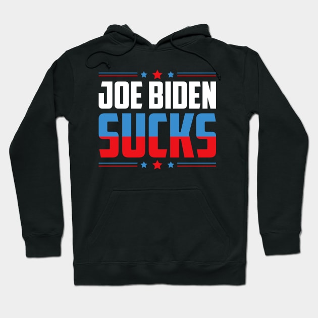 Joe Biden Sucks Anti-Biden Election Political Hoodie by TeeTeeUp